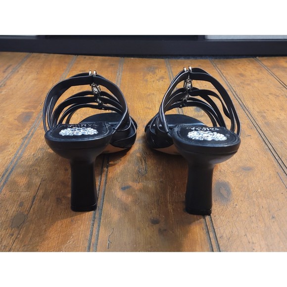 Vince Camuto Black Grencena Heeled Sandals- Size 8.5 - Picture 4 of 7